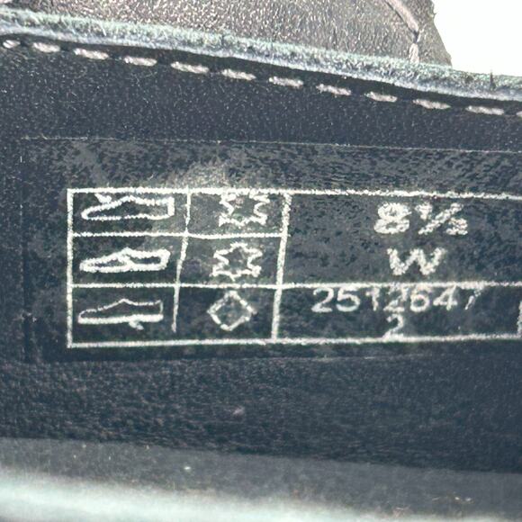 SAS Isabel Mary Jane Heels Black Leather Buckle Shoes 25126472 Women's 8.5W NWOB - Picture 9 of 10